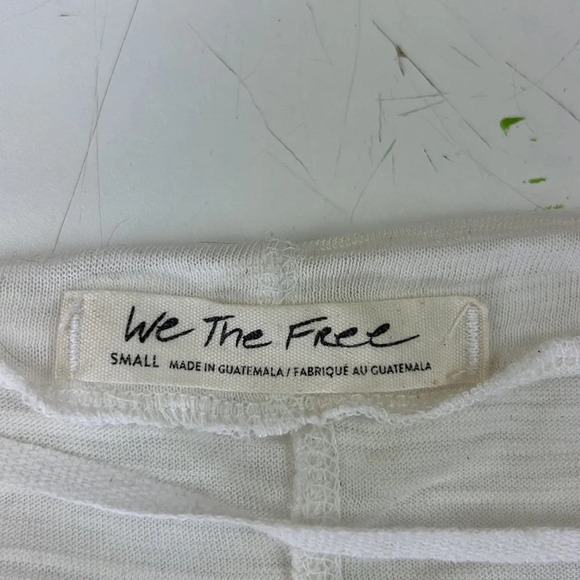 Free  People We The Free Astrid Tee Top Optic White - Picture 3 of 7